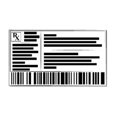 Prescription-label (A Prescription With Barcode And Rx Ai Generated Content May Be Incorrect.)